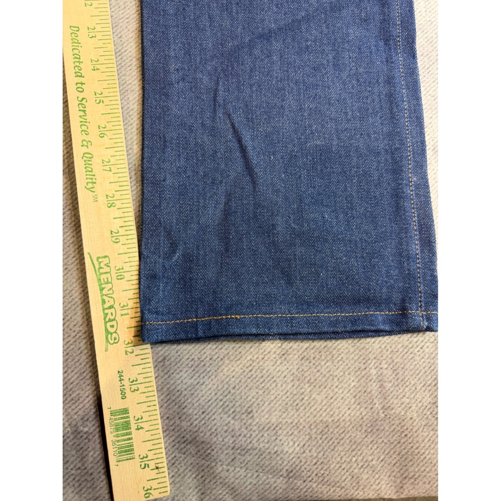 Wrangler 13MWZ Cowboy Cut Original Fit Jeans Indigo Blue Mens 36x32 - Picture 6 of 7